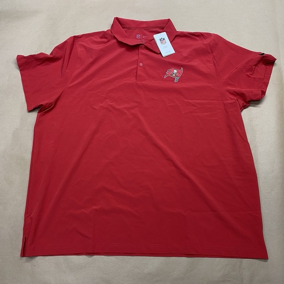 *DEFECT* NIKE Tampa Bay Buccaneers Sideline Coaches Performance Polo Men's 4XL - Picture 1 of 15